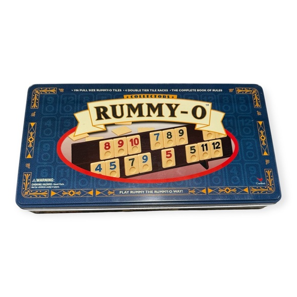 Rummy-O Collectors Edition 1999 Game In Tin - Picture 1 of 2